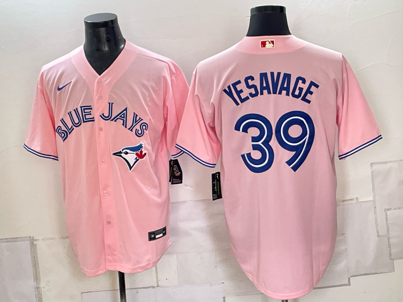 Men 2026 Toronto Blue Jays #39 Yesavage pink Game Nike MLB Jersey 0907008->toronto blue jays->MLB Jersey
